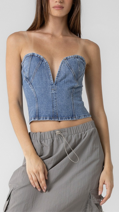 Daze Denim Top