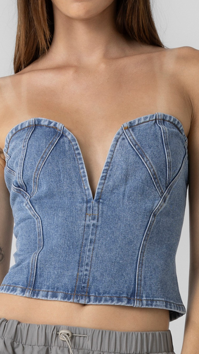 Daze Denim Top