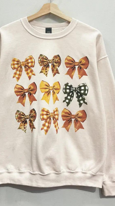 Basic Bow Sweatshirt