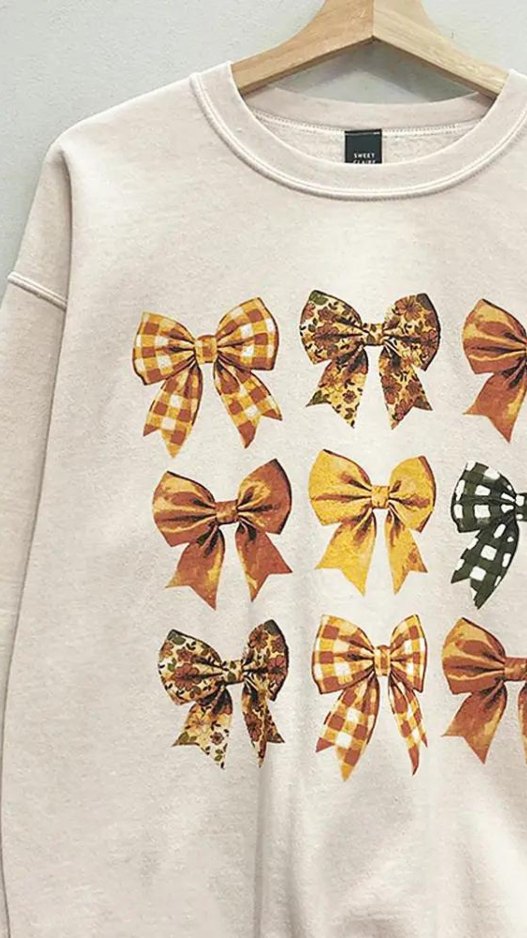 Basic Bow Sweatshirt