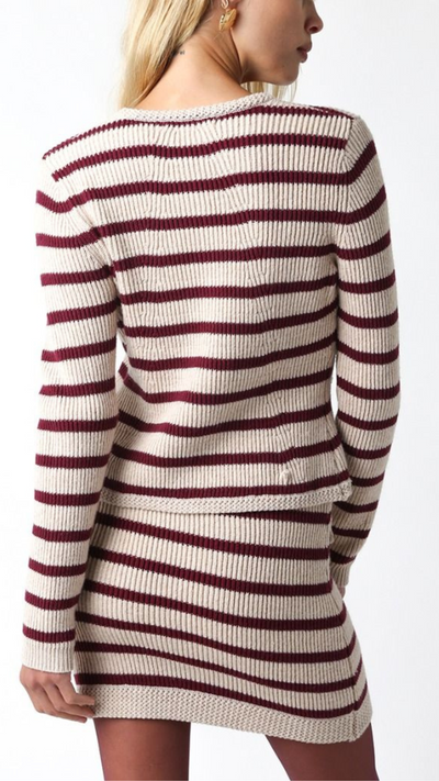 Carson Stripe Cardigan