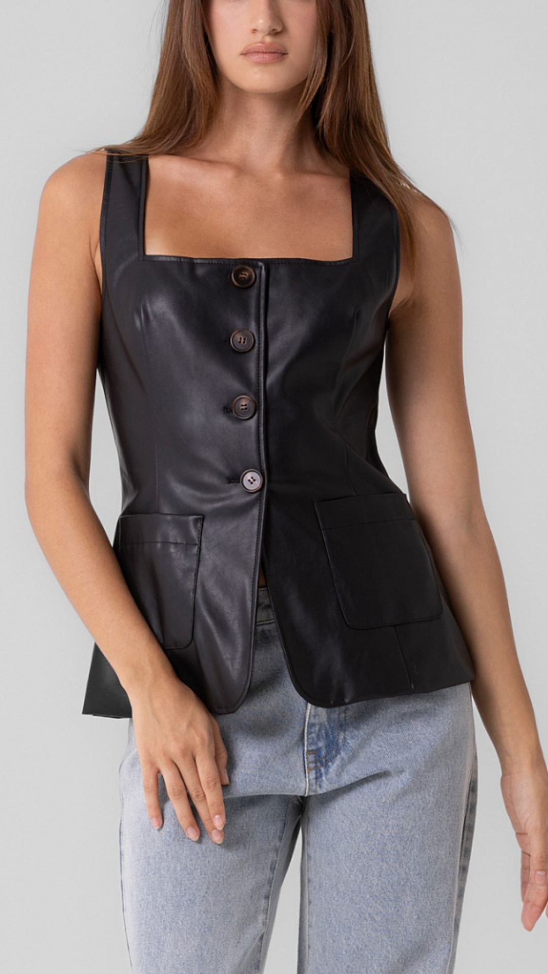 Veza Leather Vest